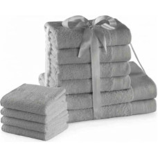 Ameliahome TOWEL/AH/AMARI/SIL/SET2*70x140+4*50x100+4*30X50