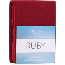 Ameliahome FITTEDFRO/AH/RUBY/D.RED26/120-140x200+30