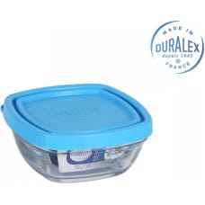 Duralex Hermētiska Pusdienu Kastīte Duralex Freshbox Zils Kvadrāta (150 ml) (9 x 9 x 4 cm)