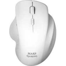 Mars Gaming Pele Mars Gaming MMWERGO Ratón Inalámbrico Ergonómico Blanco 3200 DPI