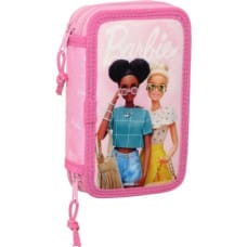 Barbie Школьный пенал с аксессуарами Barbie Girl Розовый (12.5 x 19.5 x 4 cm) (28 pcs)