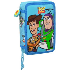 Toy Story Школьный пенал с аксессуарами Toy Story Ready to play Светло Синий (12.5 x 19.5 x 4 cm) (28 pcs)