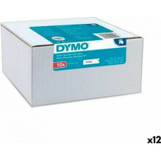 Dymo Laminēta lente iekārtu marķēšanai Dymo Melns Balts 10 Daudzums Pašlīpoši materiāli (12 gb.)