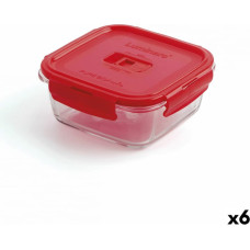 Luminarc Герметичная коробочка для завтрака Luminarc Pure Box 760 ml Красный Cтекло (6 штук)