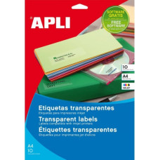 Apli Этикетки для принтера Apli 48,5 x 25,4 mm A4 10 Листья