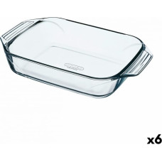 Pyrex Krāsns Trauks Pyrex Irresistible Taisnstūra 39 x 24,5 x 6,9 cm Caurspīdīgs Stikls (6 gb.)