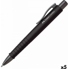 Faber-Castell Ручка Faber-Castell Poly Ball XB Чёрный 5 штук