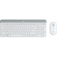 Logitech Pele un Klaviatūra Logitech 920-009199 Spāņu Qwerty Balts