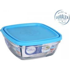 Duralex Герметичная коробочка для завтрака Duralex Freshbox Синий Квадратный (17 x 17 x 7 cm) (1,15 L)