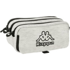 Kappa Trīsvietīgs futrālis Kappa Grey knit Pelēks (21,5 x 10 x 8 cm)