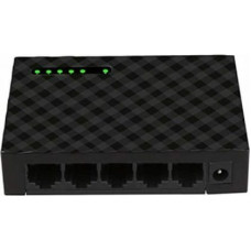 Iggual Slēdzis iggual GES5000 10 Gbps Gigabit Ethernet Melns