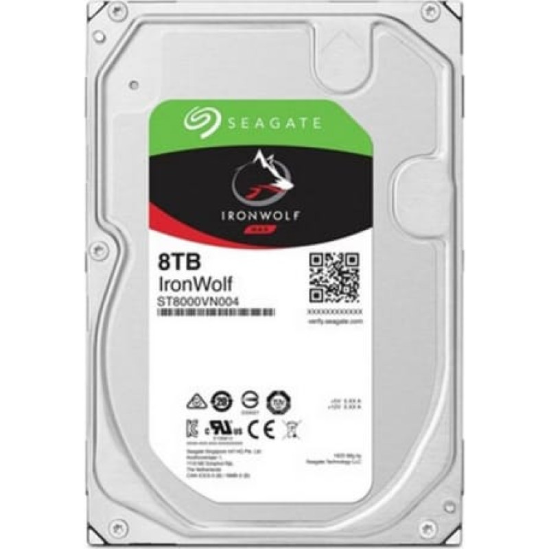 Seagate Cietais Disks Seagate ST8000VN004 8 TB HDD 8 TB