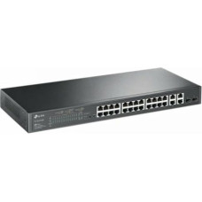 Tp-Link Slēdzis TP-Link T1500-28PCT 24xGbEPoE+ 4xGb 2xSFP