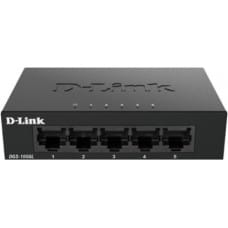 D-Link Galda Virsmas Slēdzis D-Link DGS-105GL 5xGB Plug&Play Melns