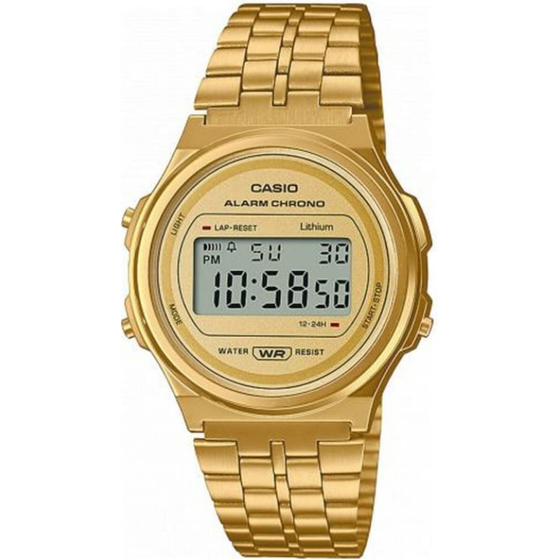 Casio Unisex Pulkstenis Casio A171WEG-9AEF Bronza Vintage