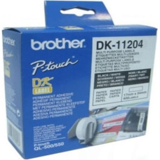 Brother Daudzfunkcionālas printera birkas Brother DK11204              17 x 54 mm