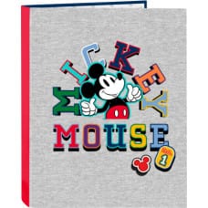 Mickey Mouse Clubhouse Gredzenveida stiprinājums Mickey Mouse Clubhouse Only one Tumši Zils A4 (26.5 x 33 x 4 cm)