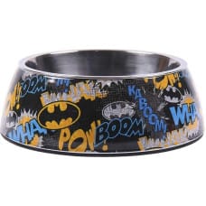 Batman Кормушка для собак Batman меламин 180 ml Чёрный Металл