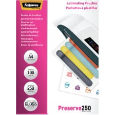 Fellowes Чехол Fellowes 5401802 Ламинатор 100 штук Прозрачный Блеск A4