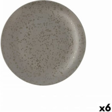 Ariane Плоская тарелка Ariane Oxide Keramika Pelēks (Ø 24 cm) (6 gb.)