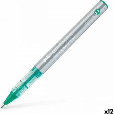 Faber-Castell Šķidrās tintes pildspalva Faber-Castell Roller Free Ink Zaļš (12 gb.)