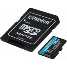 Kingston Mikro SD Atmiņas karte ar Adapteri Kingston SDCG3/256GB          256 GB UHS-I