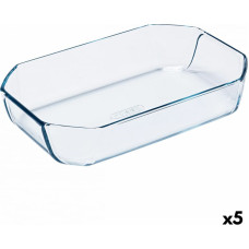 Pyrex Krāsns Trauks Pyrex Inspiration Taisnstūra 30 x 20 x 6,45 cm Caurspīdīgs Stikls (5 gb.)