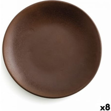 Anaflor Плоская тарелка Anaflor Cepts māls Keramika Brūns (Ø 29 cm) (8 gb.)