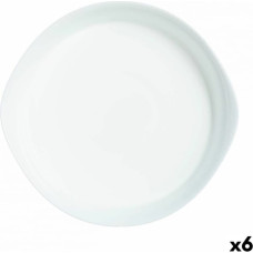 Luminarc Pasniegšanas Plate Luminarc Smart Cuisine Apaļa Balts Stikls Ø 28 cm (6 gb.)