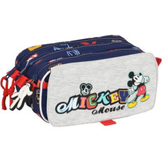 Mickey Mouse Clubhouse Trīsvietīgs futrālis Mickey Mouse Clubhouse Only one Tumši Zils (21,5 x 10 x 8 cm)