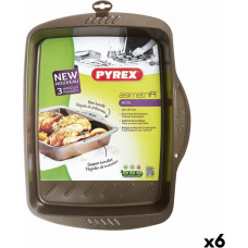 Pyrex Krāsns Veidne Pyrex Asimetria Taisnstūra Melns 35 x 27 cm Metāls (6 gb.)