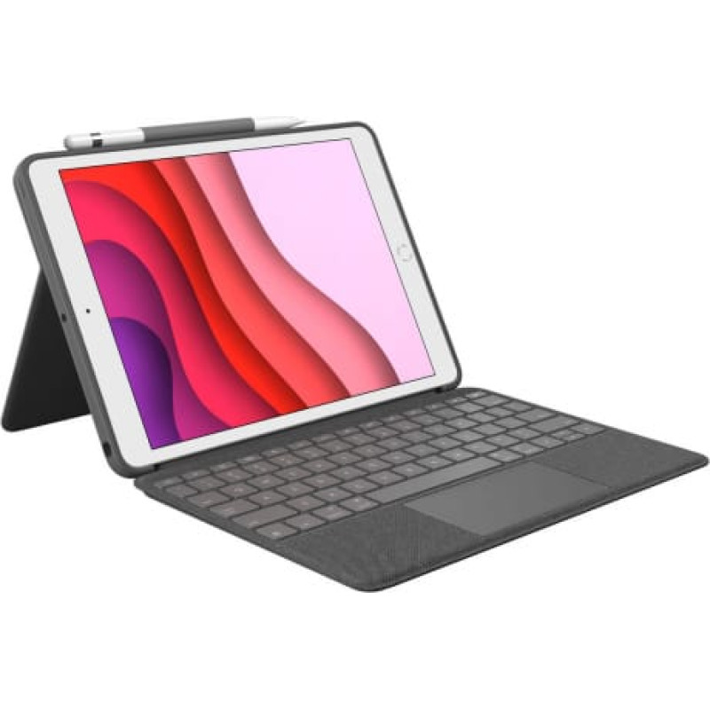 Logitech Bluetooth Tastatūra ar Planšetes Balstu Logitech Combo Touch