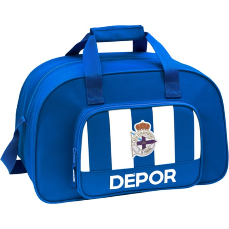 R. C. Deportivo De La Coruña Sporta soma R. C. Deportivo de La Coruña Zils Balts (40 x 24 x 23 cm)