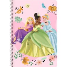 Princesses Disney Piezīmju Grāmata Princesses Disney Magical Bēšs Rozā A4 80 Loksnes