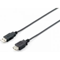 Equip удлинительный USB-кабель Equip 128852 Чёрный 5 m