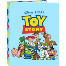 Toy Story Gredzenveida stiprinājums Toy Story Ready to play Gaiši Zils A4 (26.5 x 33 x 4 cm)