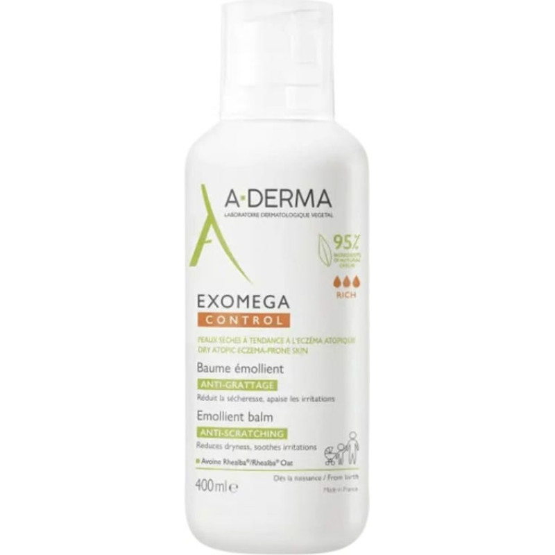 A-Derma Relaksējoša ķermeņa emulsija A-Derma Exomega Control Balzams (400 ml)