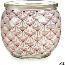 Acorde Ароматизированная свеча Кокос Кремовый Cтекло воск (7,5 x 6,3 x 7,5 cm) (12 штук)