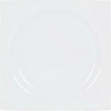 Плоская тарелка Zen Porcelāns Balts (27 x 27 x 3 cm)