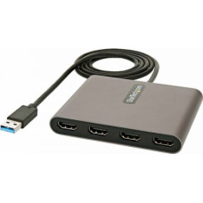 Startech USB 3.0 uz HDMI Adapteris Startech USB32HD4             Melns