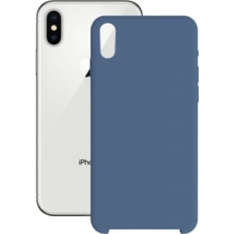 Ksix Pārvietojams Pārsegs iPhone X/XS KSIX Soft Zils