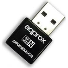 Approx! Wi-Fi Adapteris approx! appUSB300NAV2 300 Mbps Nano USB