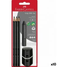 Faber-Castell Набор карандашей Faber-Castell Чёрный 10 штук