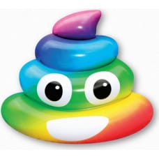Надувной матрас Rainbow Poo (107 x 121 x 26  cm)