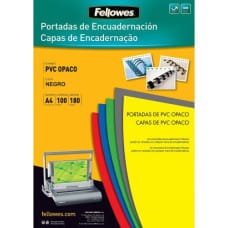 Fellowes обложка Fellowes 100 штук Связывание Чёрный A4