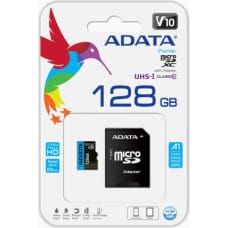 Adata Mikro SD Atmiņas karte ar Adapteri Adata CLASS10 128 GB