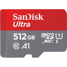 Sandisk Mikro SD Atmiņas karte ar Adapteri SanDisk Ultra 512 GB