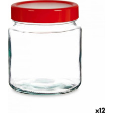 Vivalto Skārdene Sarkans Caurspīdīgs Stikls polipropilēns (1 L) (12 gb.)