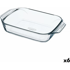 Pyrex Krāsns Trauks Pyrex Irresistible Taisnstūra 27,5 x 16,9 x 6 cm Caurspīdīgs Stikls (6 gb.)