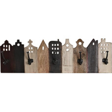 Dkd Home Decor Uz sienas piestiprināts mēteļa pakaramais DKD Home Decor Metāls Koks (81 x 10 x 25 cm)